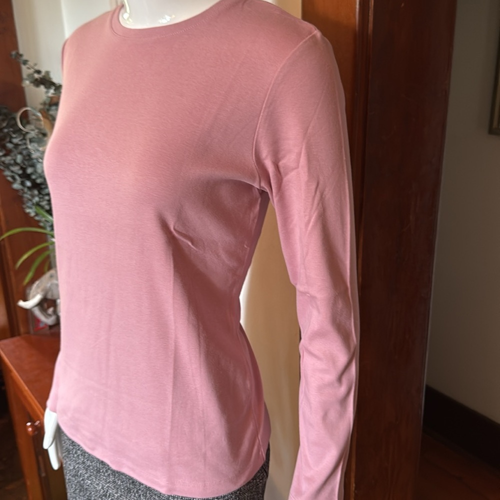 NWT northern reflections size small Pink Long Sleeve Women's Top cotton